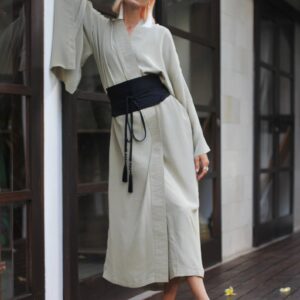 Wide belt, Japan Obi belt, Fabric belt, Linen belt, Rayon belt, Tassel belt, Belt with stones, Belt-sash