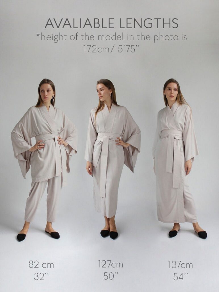 Black Kimono Dress, Japanese style, Long Robe, Short cape, free size